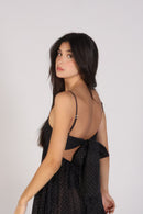 Polka Long Dress