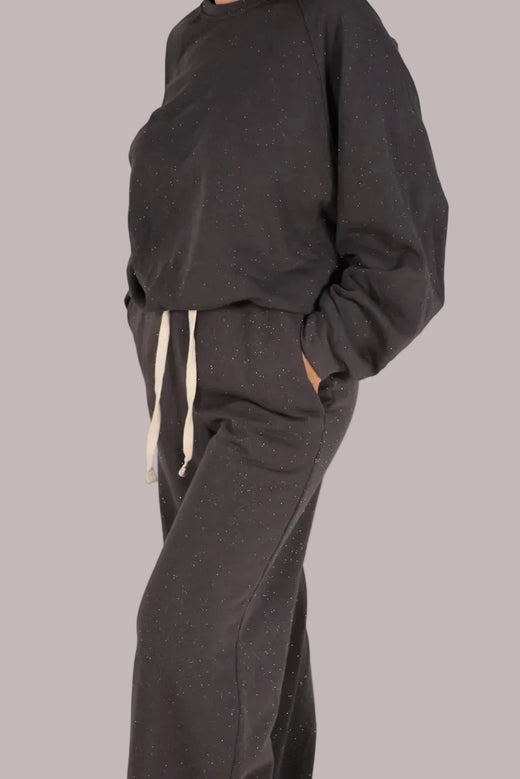 Sparkly Dark Grey Sweats