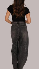 Grey Sparkly Jeans