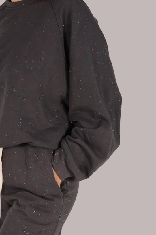 Sparkly Dark Grey Sweats