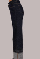 Sparkly Navy Jeans
