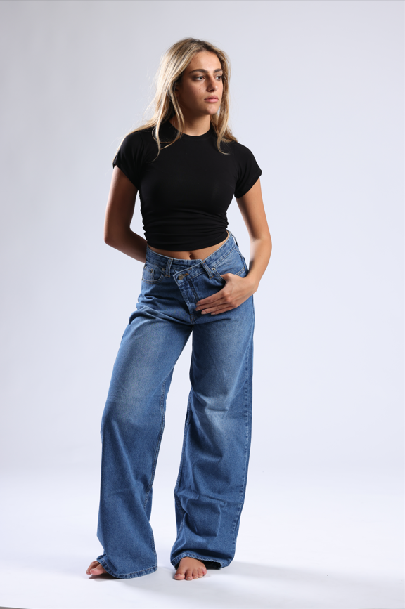 Cross High Rise Denim